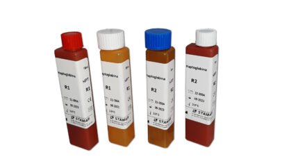 Haptoglobina R1: 1x18 ml R2: 1x6 ml (66 oznaczeń)