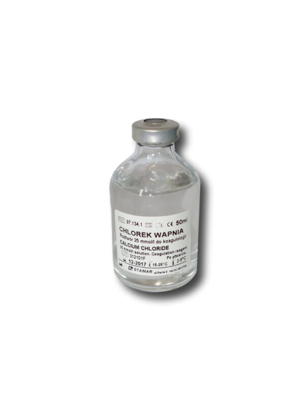 Chlorek wapnia 25mmol/l 50 ml