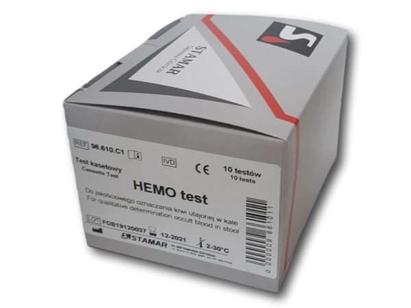 HEMO test kasetowy 10szt