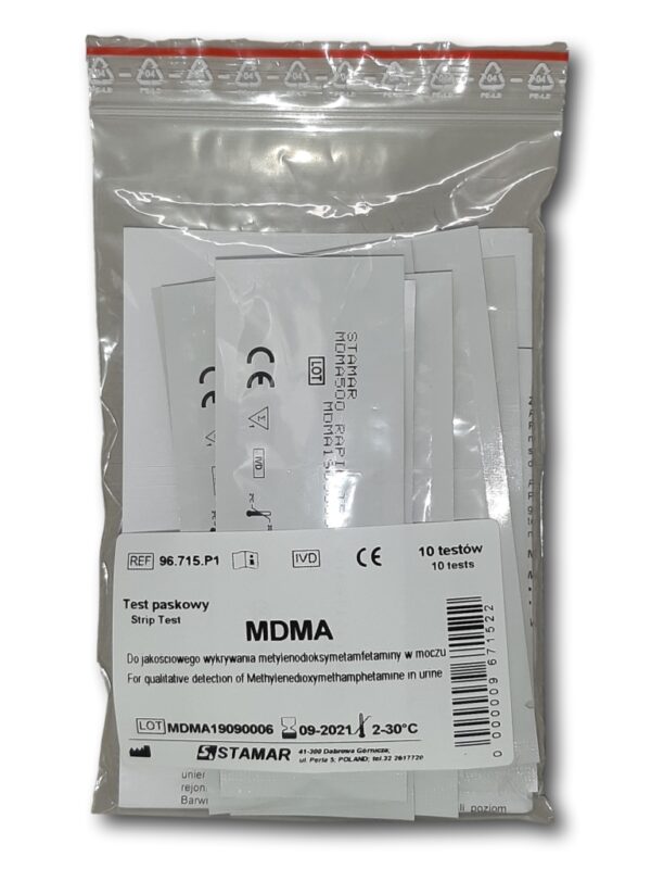 MDMA (extasy) test paskowy 10 szt