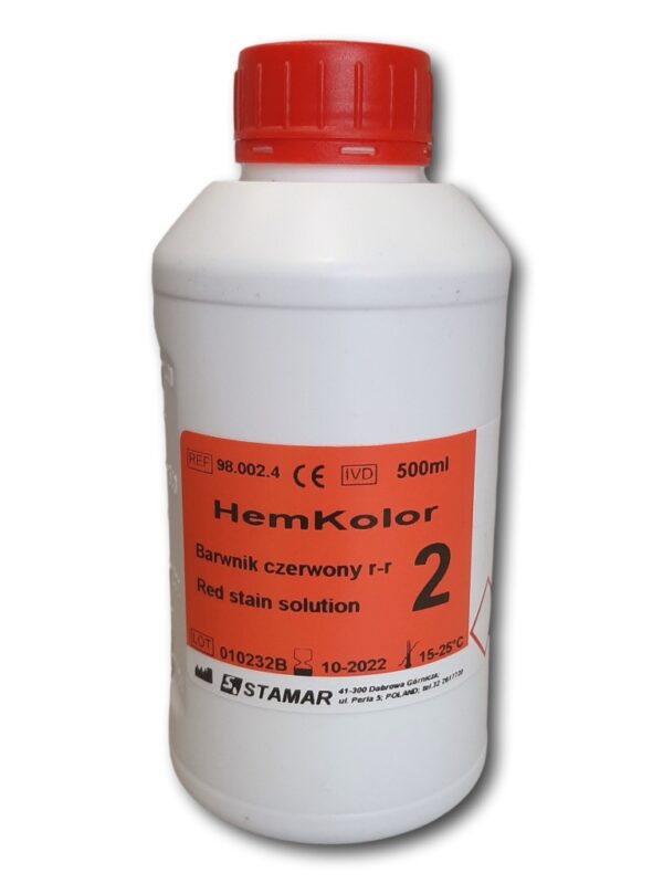 HemKolor r-r czerwony 500ml